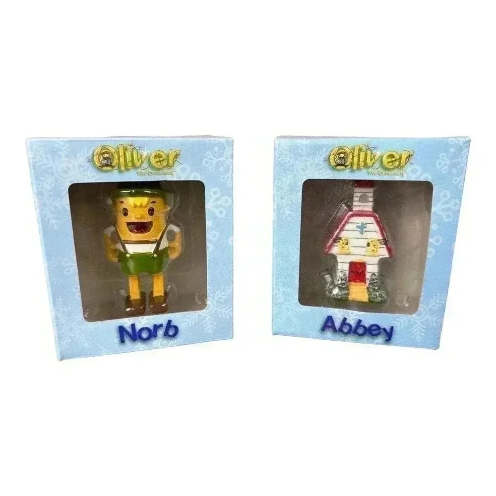 Oliver the Ornament LOT Christmas Gift Set, Snow Globe, Ornaments, And Books NEW - Picture 12 of 16